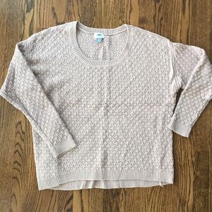 Old navy rose pink/ lilac popcorn stitch sweater